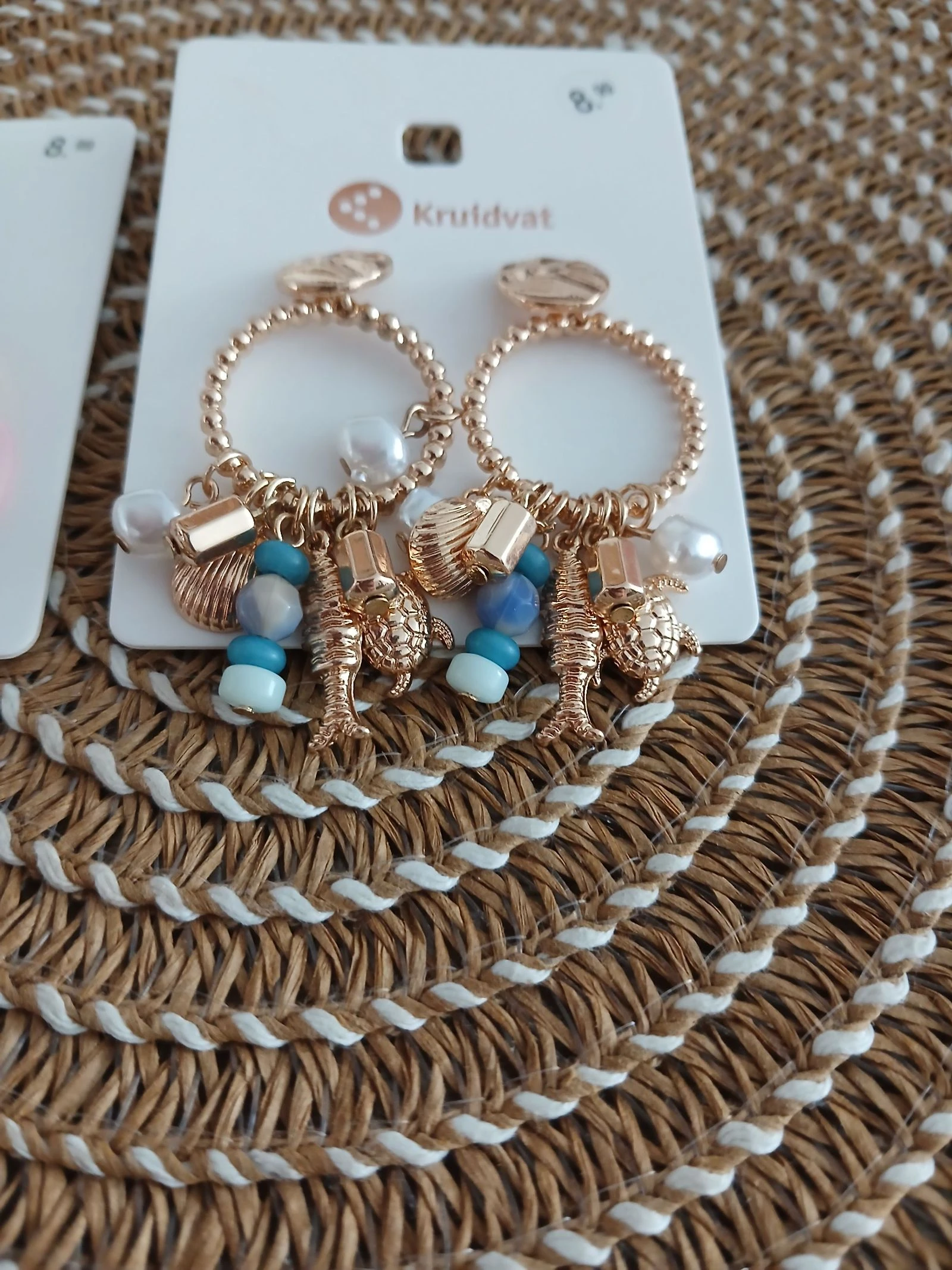 Lote de dois pares de brincos da moda – photo 2